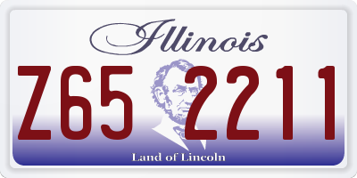 IL license plate Z652211