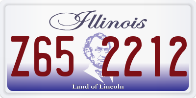 IL license plate Z652212