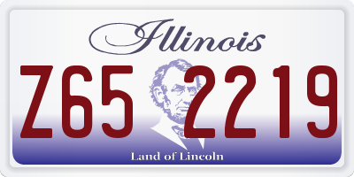 IL license plate Z652219