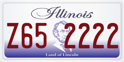 IL license plate Z652222