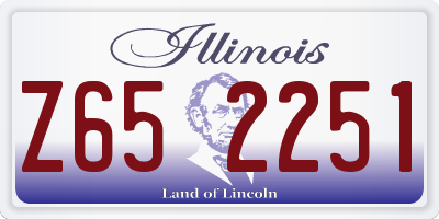 IL license plate Z652251
