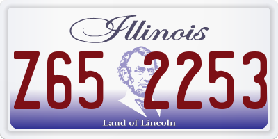 IL license plate Z652253