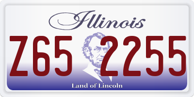 IL license plate Z652255