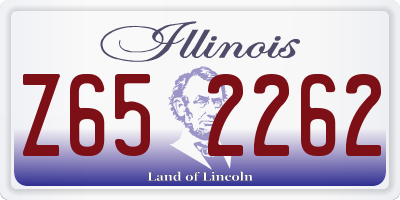IL license plate Z652262