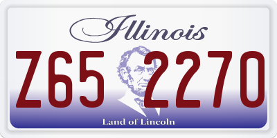 IL license plate Z652270