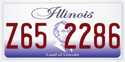 IL license plate Z652286