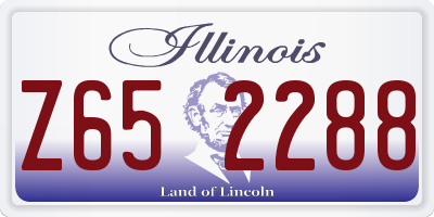 IL license plate Z652288