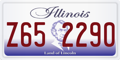 IL license plate Z652290
