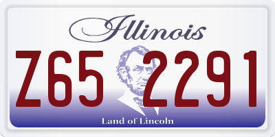 IL license plate Z652291