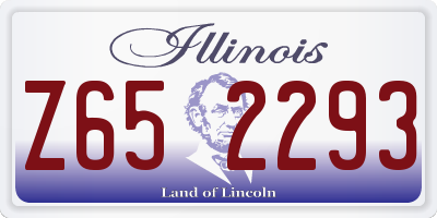 IL license plate Z652293