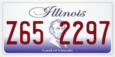 IL license plate Z652297