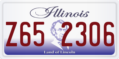 IL license plate Z652306