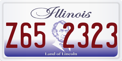 IL license plate Z652323
