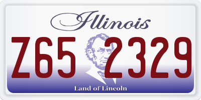 IL license plate Z652329