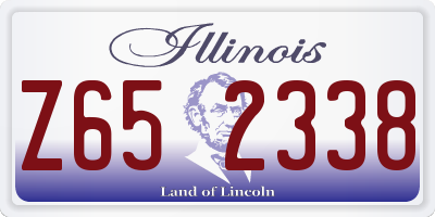 IL license plate Z652338