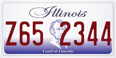 IL license plate Z652344