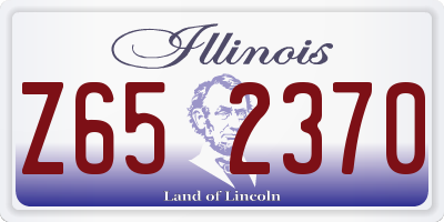 IL license plate Z652370