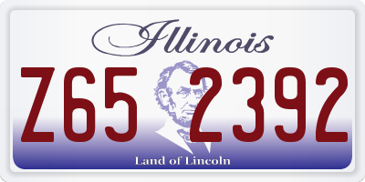 IL license plate Z652392