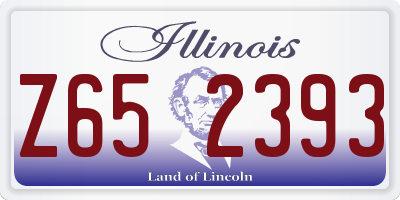 IL license plate Z652393