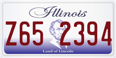 IL license plate Z652394