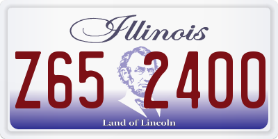 IL license plate Z652400