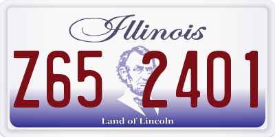 IL license plate Z652401