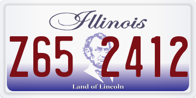 IL license plate Z652412