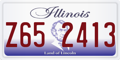 IL license plate Z652413