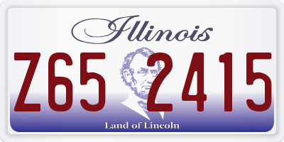 IL license plate Z652415