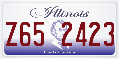 IL license plate Z652423