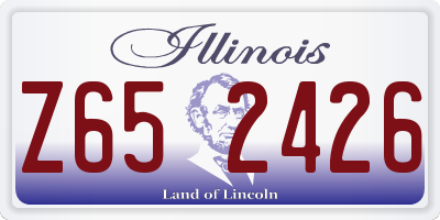 IL license plate Z652426