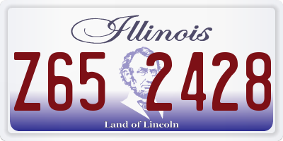 IL license plate Z652428