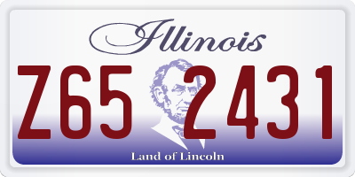 IL license plate Z652431