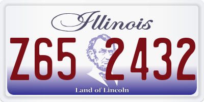 IL license plate Z652432