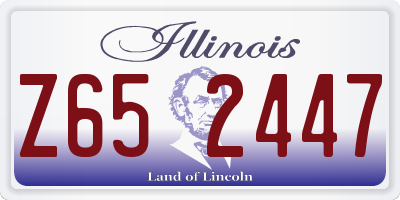 IL license plate Z652447