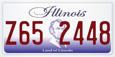 IL license plate Z652448