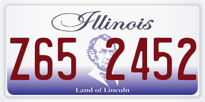 IL license plate Z652452