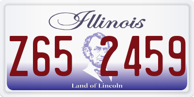 IL license plate Z652459