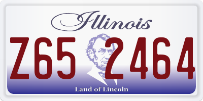IL license plate Z652464
