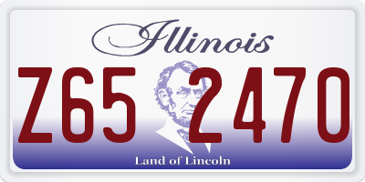 IL license plate Z652470
