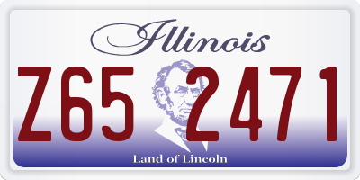 IL license plate Z652471