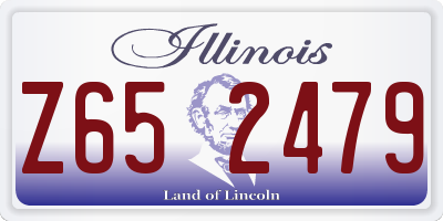 IL license plate Z652479