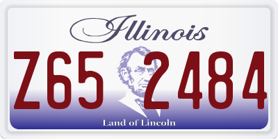 IL license plate Z652484