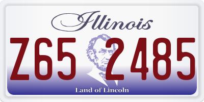 IL license plate Z652485