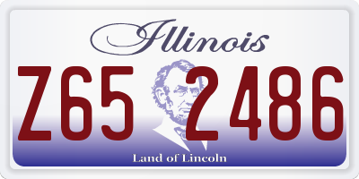 IL license plate Z652486