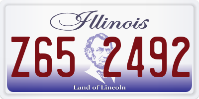 IL license plate Z652492