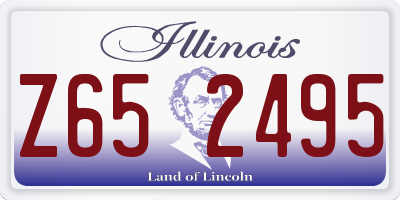 IL license plate Z652495