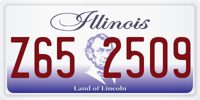 IL license plate Z652509