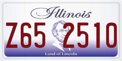 IL license plate Z652510