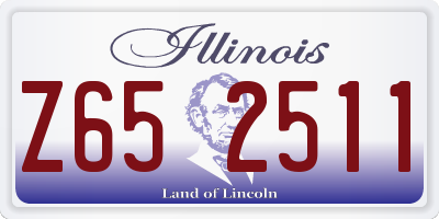 IL license plate Z652511
